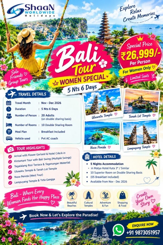 Bali Women Special Departure